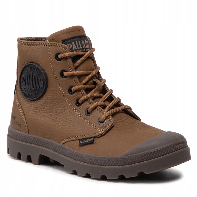 Boty Palladium Hi Supply Lth Bone Brown 44
