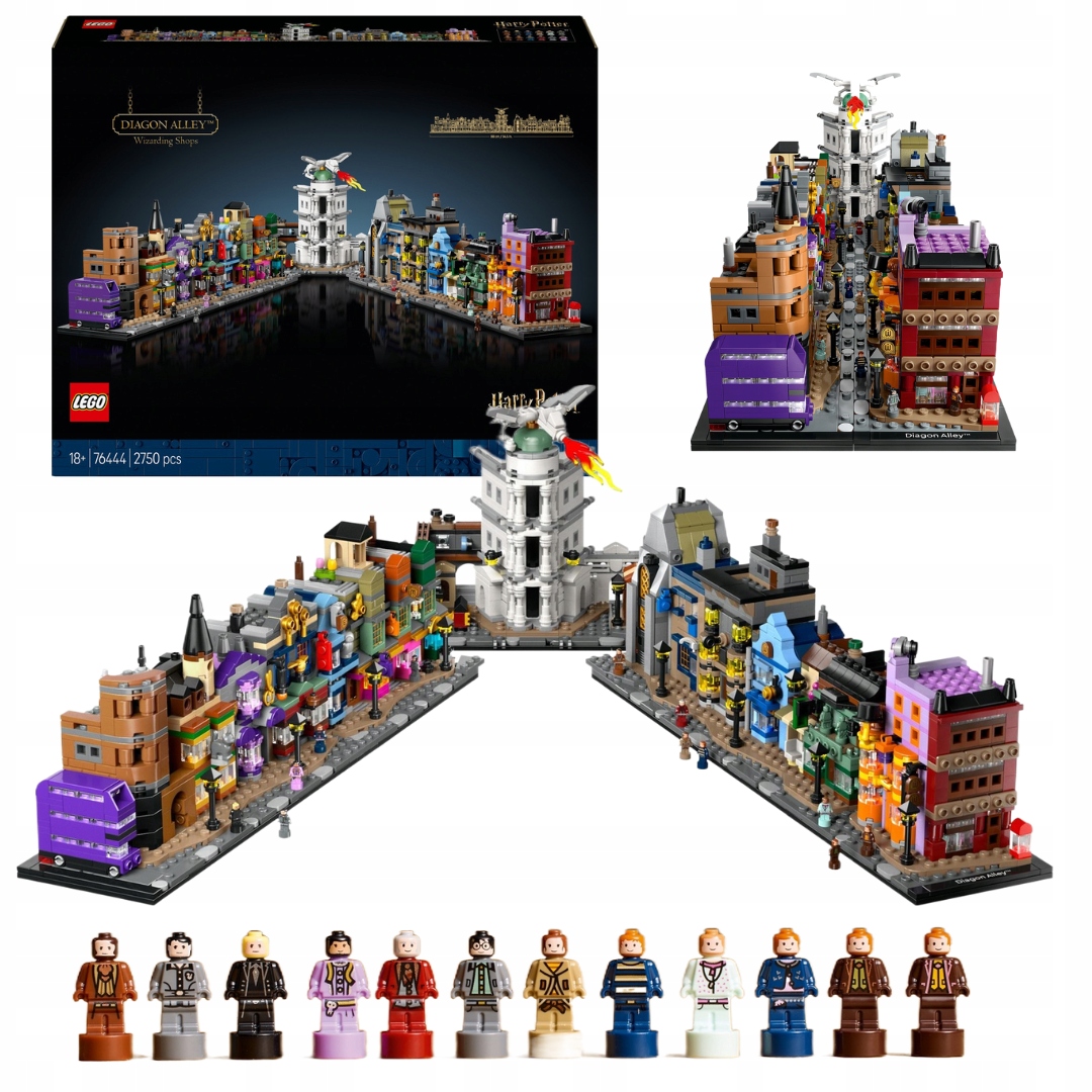 Lego Harry Potter 76444 Kouzelné obchody na Úhlové ulici Novinka