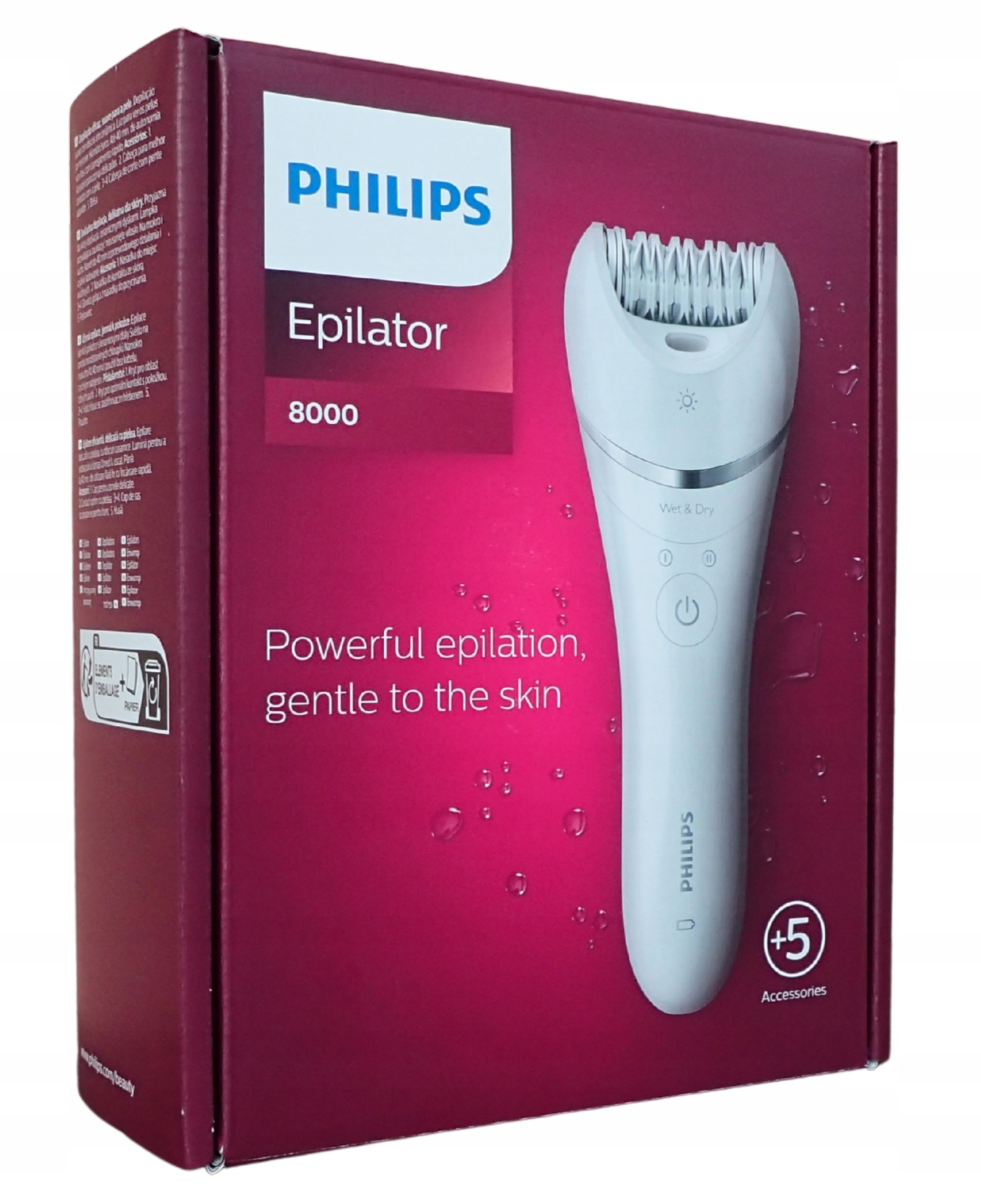 Depilátor Holiaci strojček na nohy Bikini Pach Philips BRE710/00 5 doplnkov