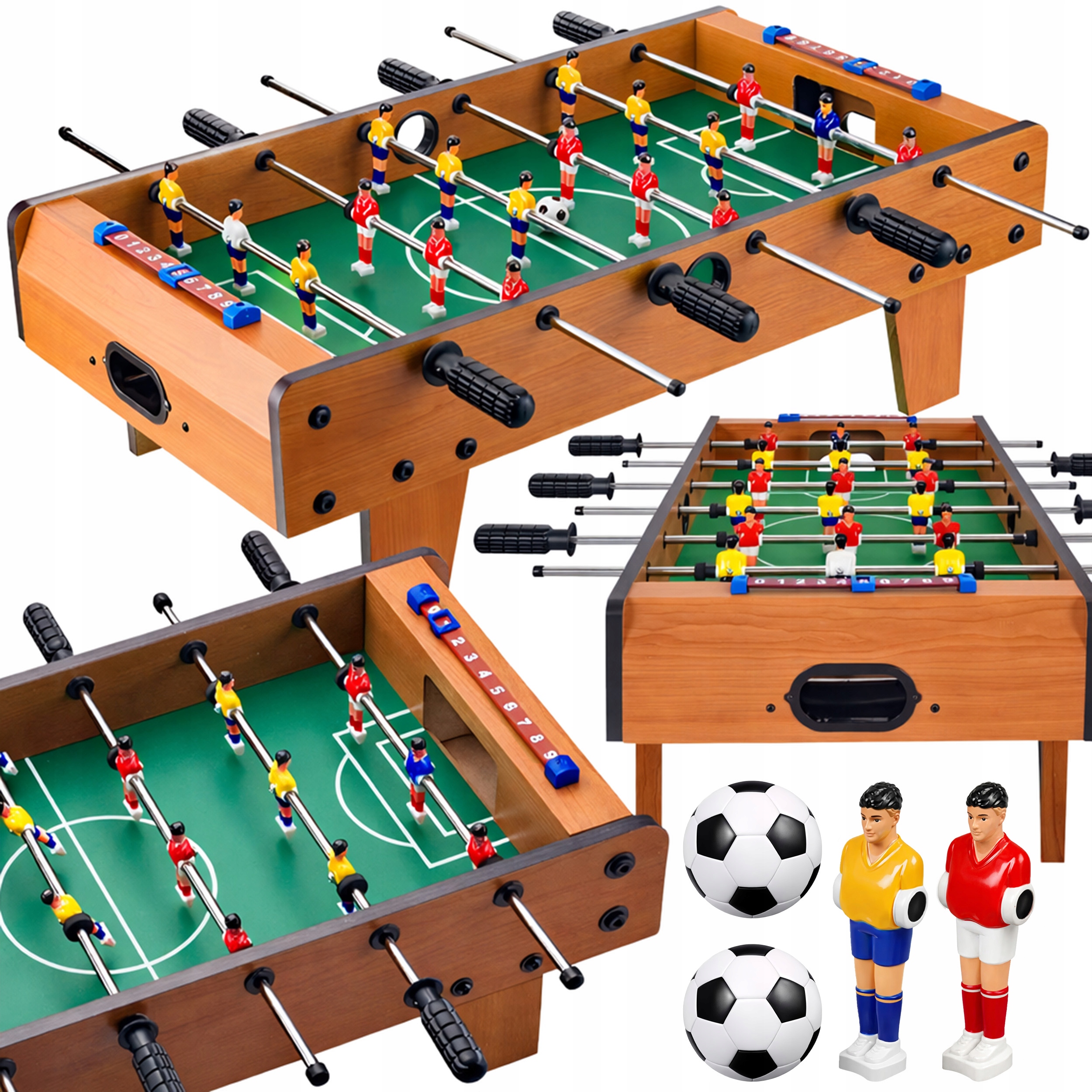 Piłkarzyki Stołowe Drewniane Piłka Nożna Stół Do Piłkarzyków 18 Zawodników