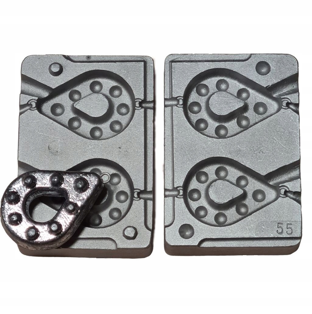 Forma do odlewania ciężarków wędkarskich 150 170 g (F-55)