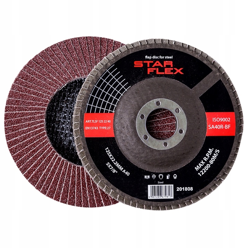 TARCZA LISTKOWA STAL T29 125-22 GRAN 60