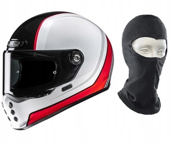 Motocyklová prilba Hjc V10 White Black zo sklenených vlákien Pinlock darček