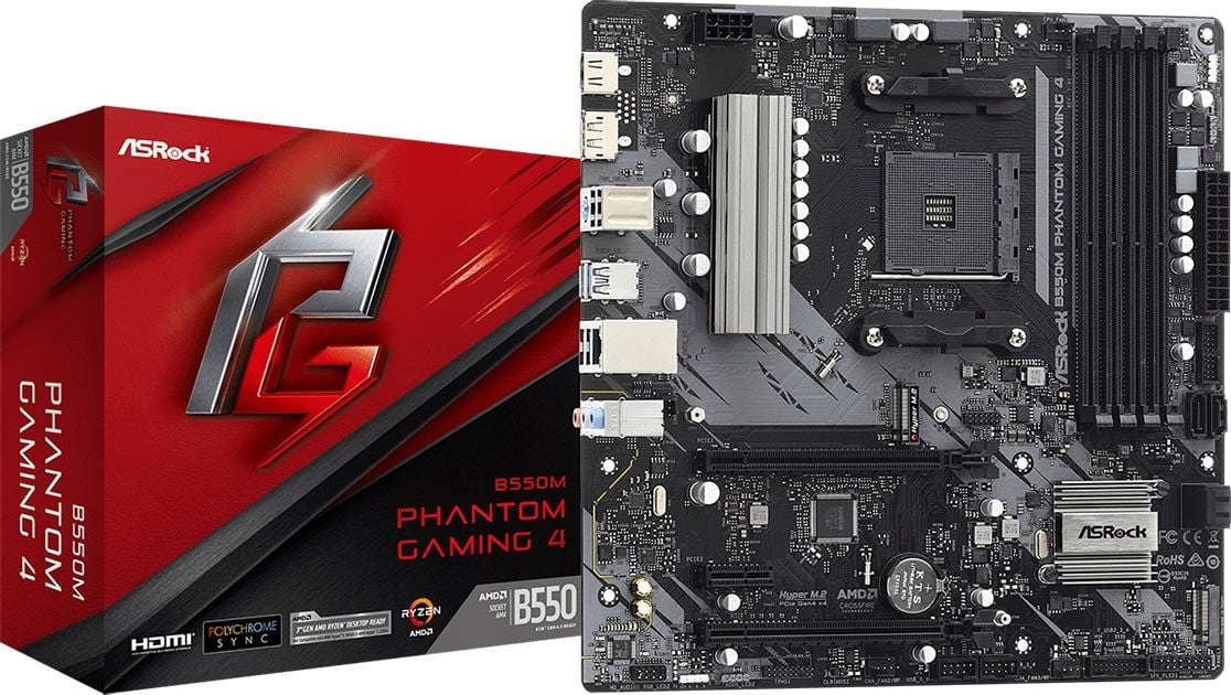 Płyta główna ASRock B550M Phantom Gaming 4