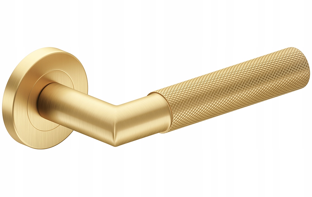 KLAMKA DRZWIOWA OKRĄGŁA CORSA KOLOR ZŁOTY MAT