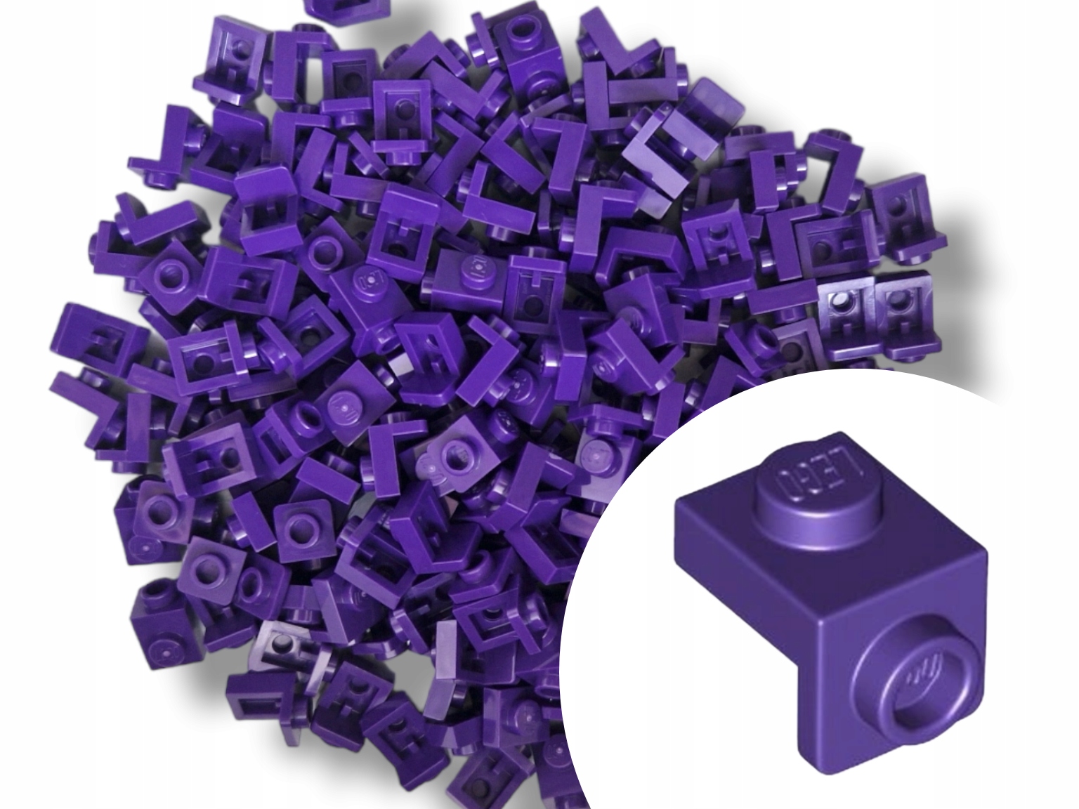 

Lego 36841 Plate Płytka łamana 1x1 Fioletowy 50szt