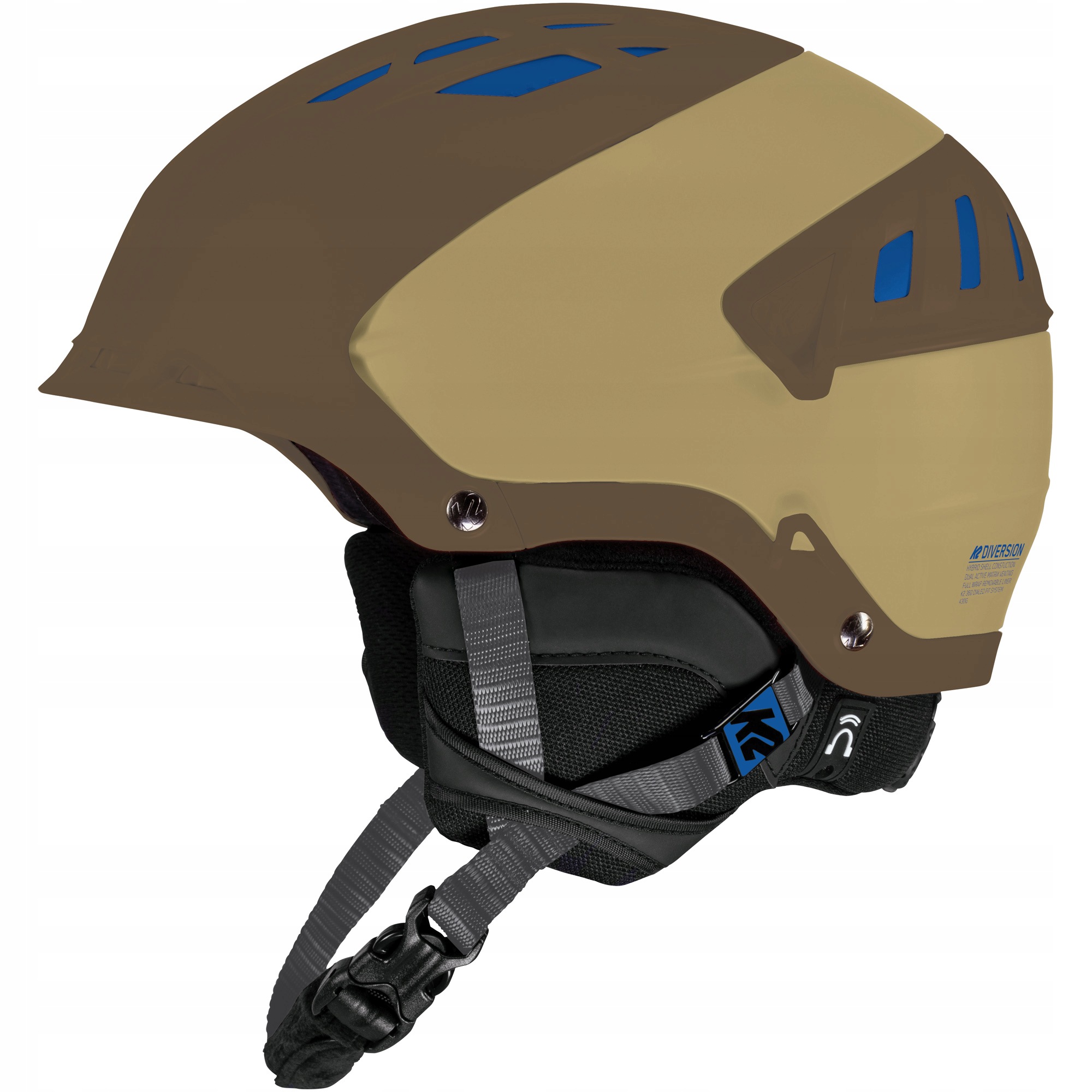 Kask narciarski snowboardowy K2 Diversion earth r. 59-62