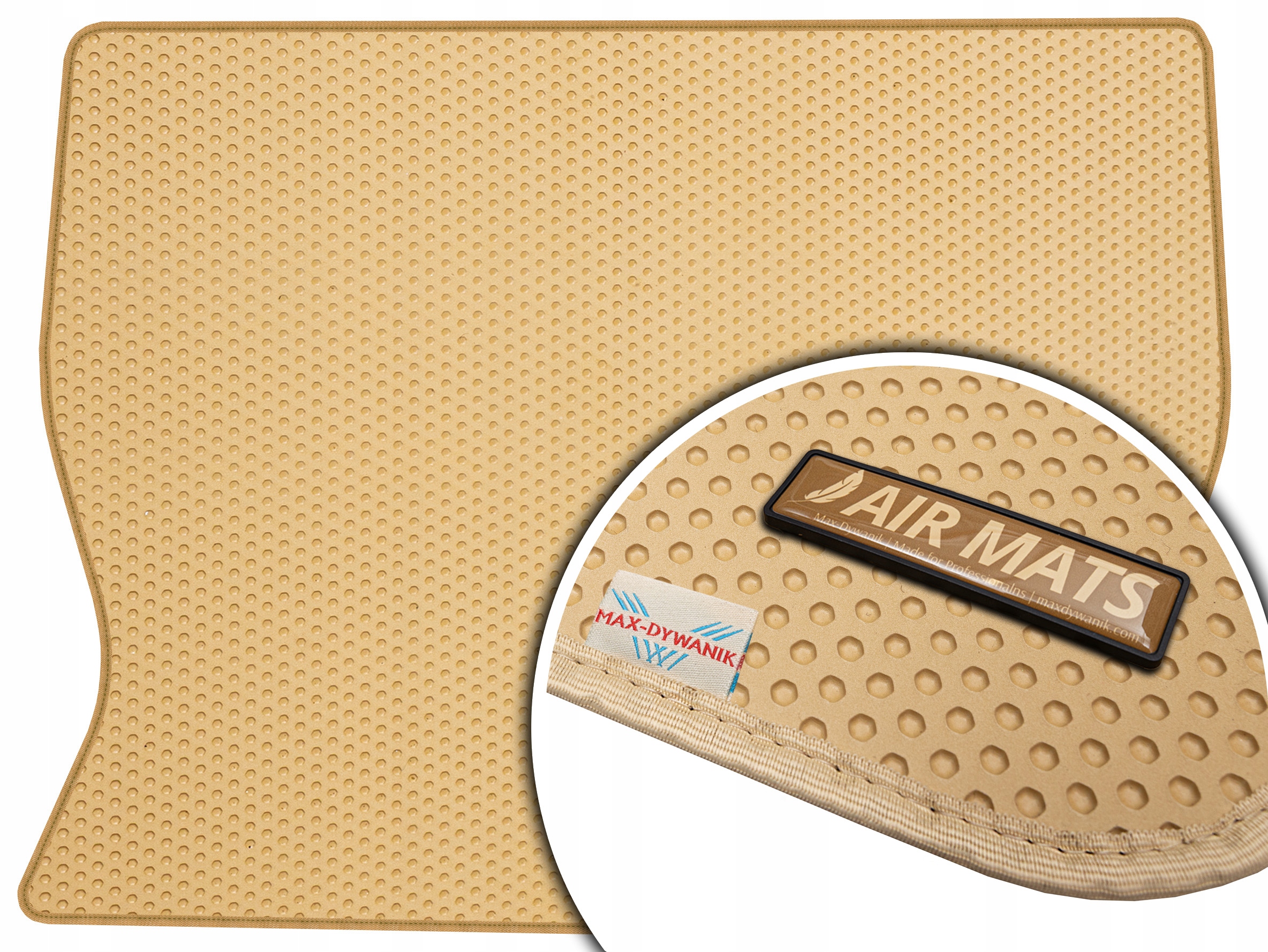 Vw Golf I II Cabrio 1974-1992 Béžová rohož do kufru Eva Air Mats