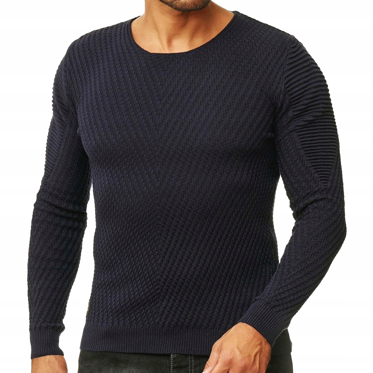 

Sweter Męski Bluzka Slim fit