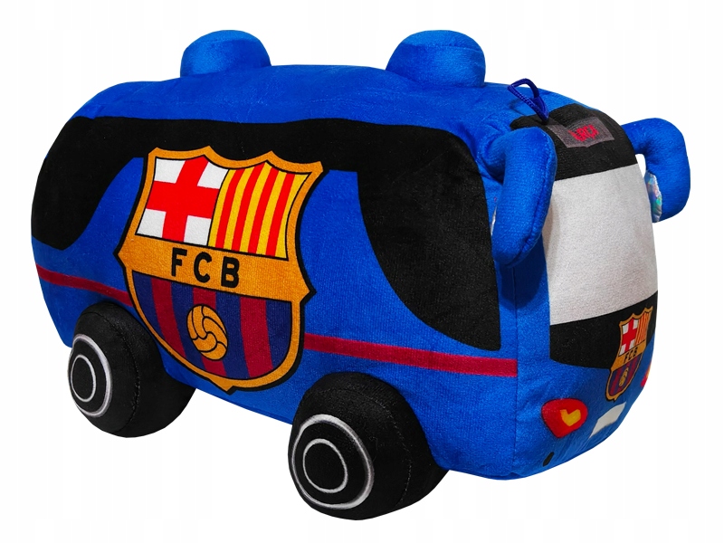 Fc Barcelona Maskotka Autobus Klubowy Z Herbem Duży 33 CM Pluszowy 859