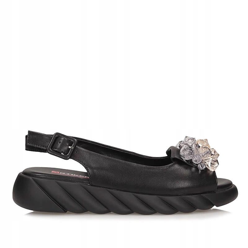 Originální černé sandály na platformě Artiker 54C1628 Black