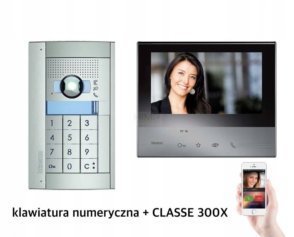 Sada videodomofonu Classe 300X13 Smart šifrovač