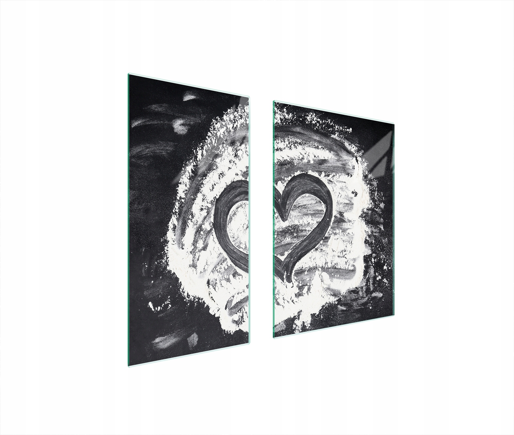 Skleněná Ochranná Deska 75x52 Srdce Tvrzené Sklo