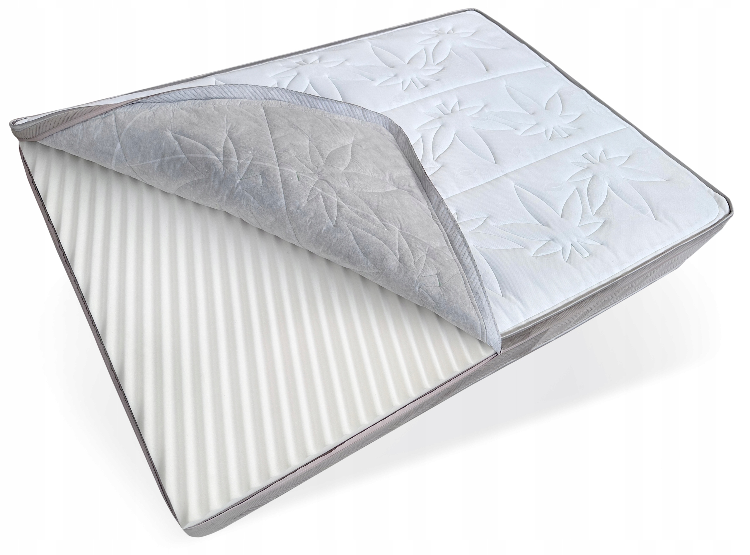 Materac Falben cube stref masujący profil Hr plus Hemp Max Inside 90x200