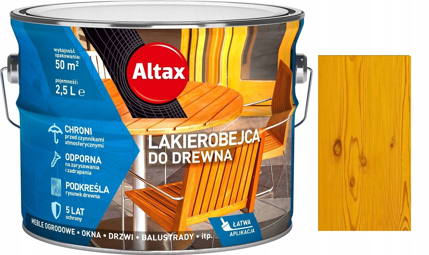 

Altax Lakierobejca Do Drewna Dąb 2.5L