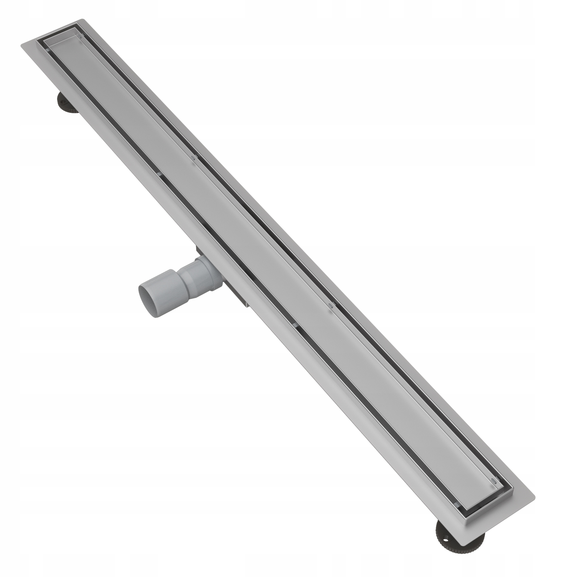 Lineárny Odtok Pod Dlažbu 100 cm Oceľ 2v1 Sifón Entero Sprchová Vanička