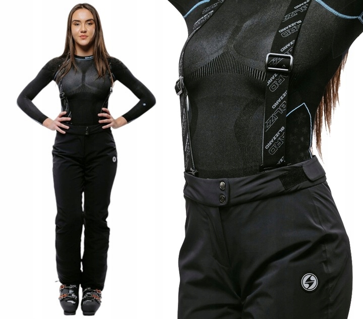 Spodnie narciarskie damskie Blizzard W2W Sappada black M