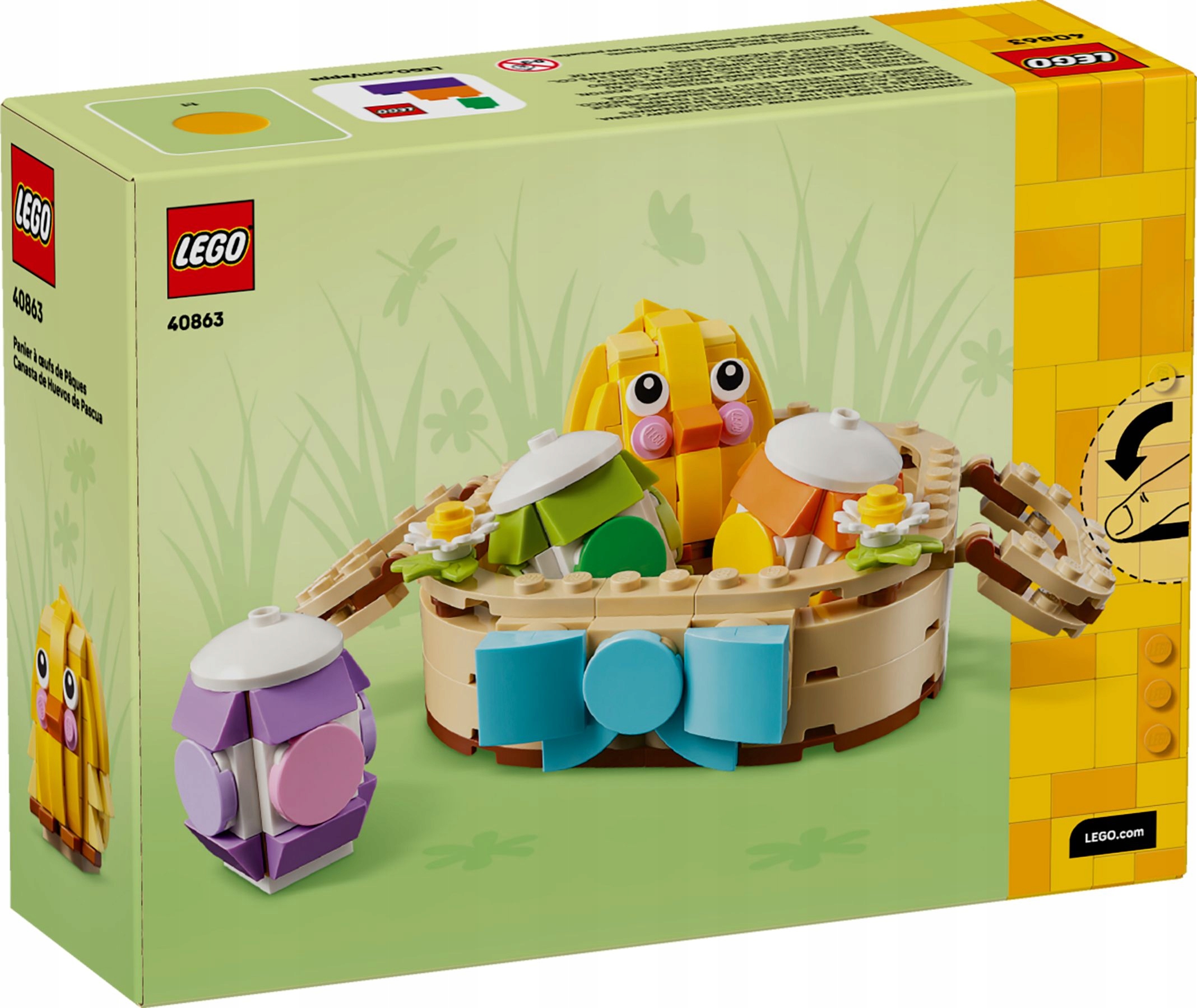 Lego 40863 Velikonoční košík s kraslicemi, kraslicemi a kraslicemi