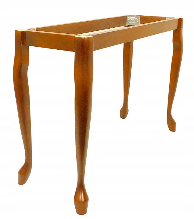 Stolová krytka nohy stôl lavica buk 34 x 98 H 72 cm orechová farba