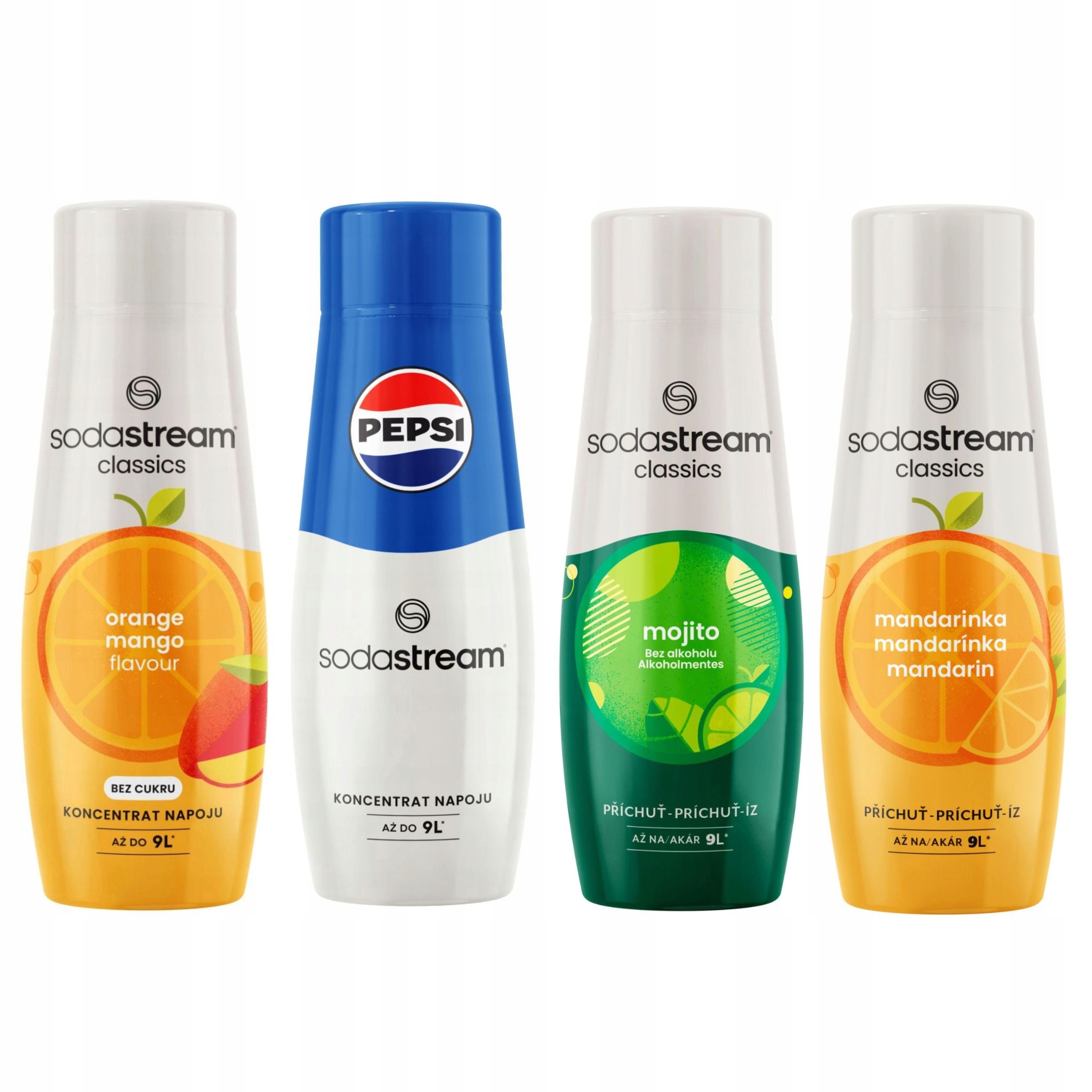 Levně Sirup do saturátoru SodaStream Pepsi Orange-Mango Mojito Mandarinka