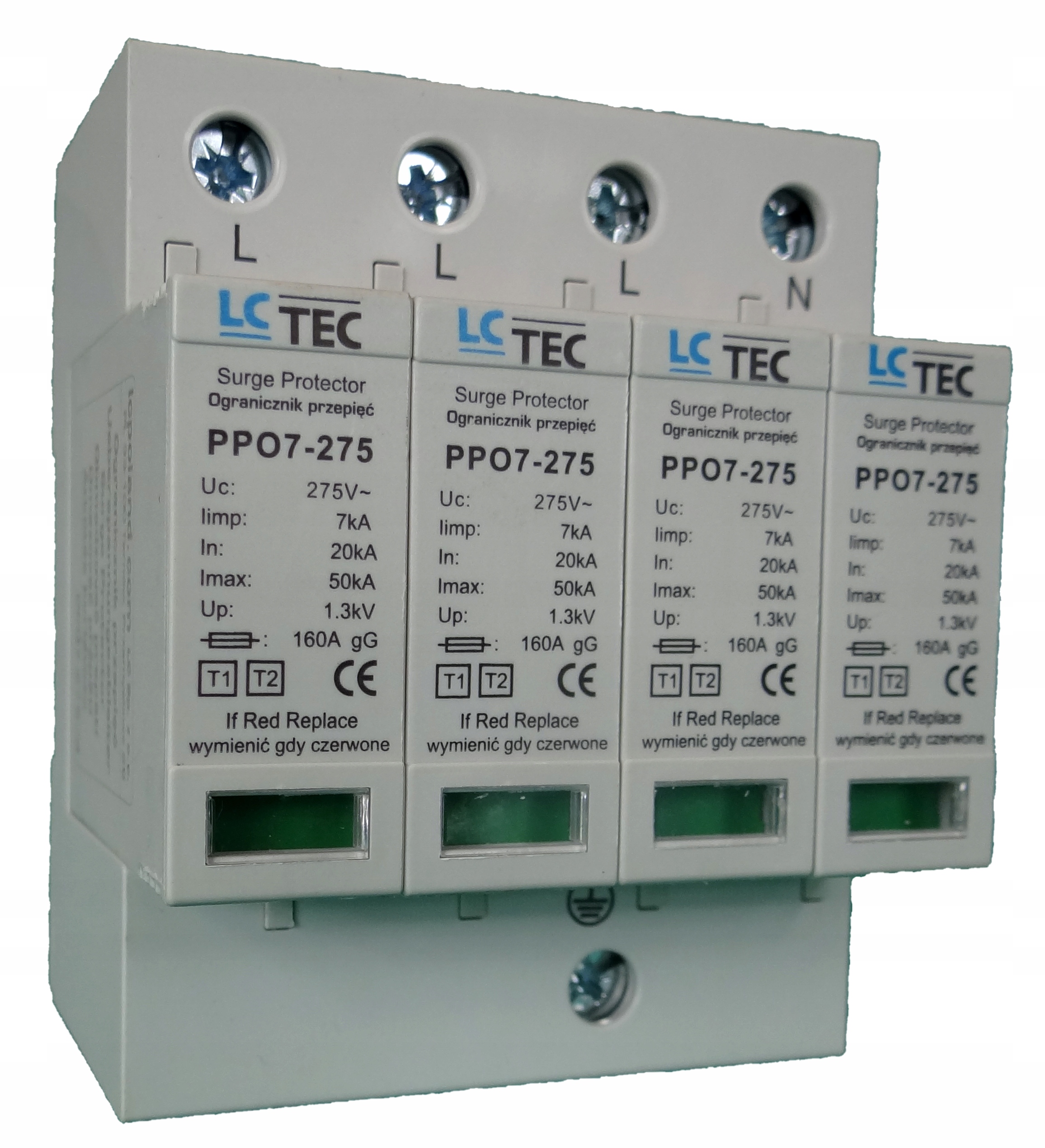 

Ogranicznik ochronnik przepięć PPO7-275/4 Ltec