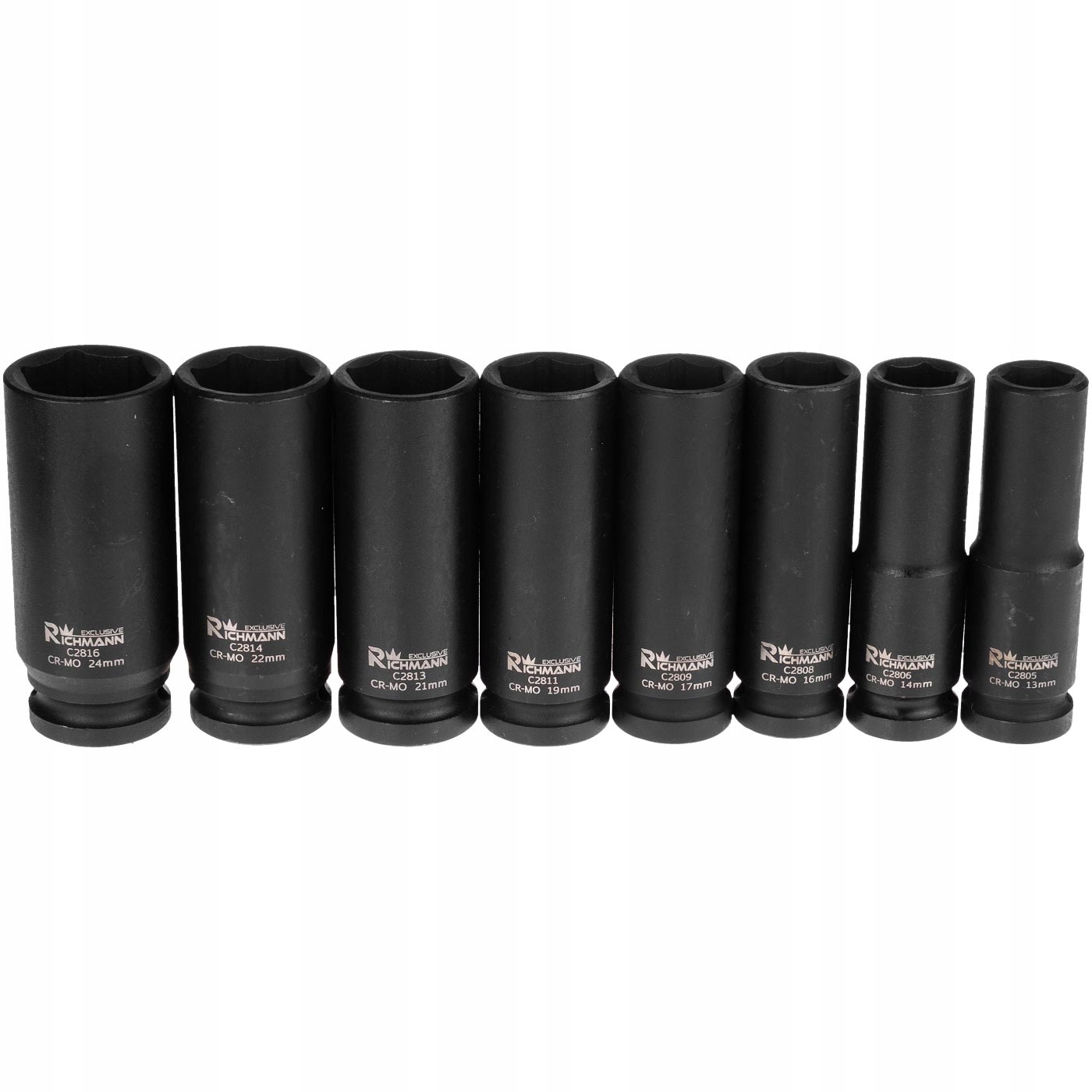 ZESTAW NASADEK UDAROWYCH DŁUGICH 1/2 13-24MM Marka RICHMANN