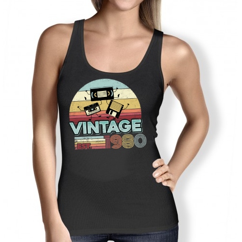 

Koszulka Damska Top Urodziny Vintage