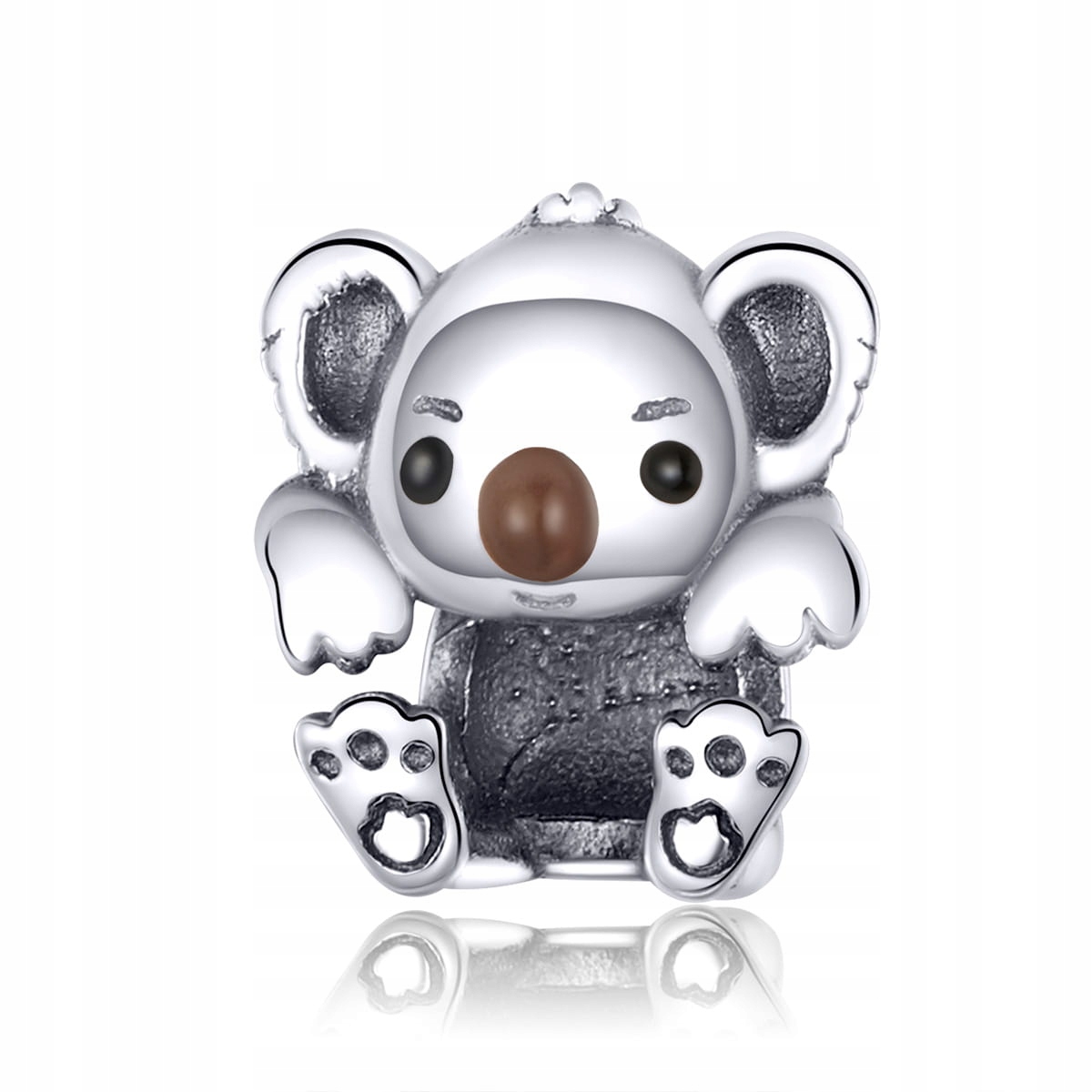 

G110 Miś koala charms koralik beads srebro 925
