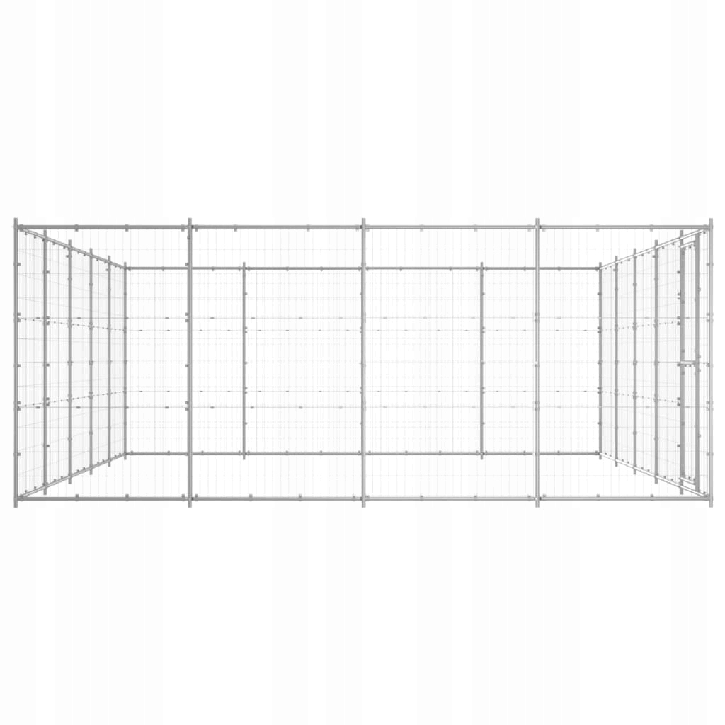 Levně Klec kov VidaXL 440 x 550 x 180 cm