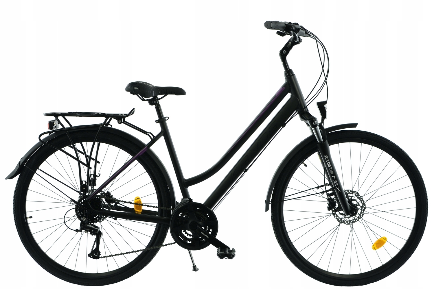 Rower Trekkingowy Kands 28 Verso V1 r17' graf-fiole SHIMANO HYDRAULIKA r25D