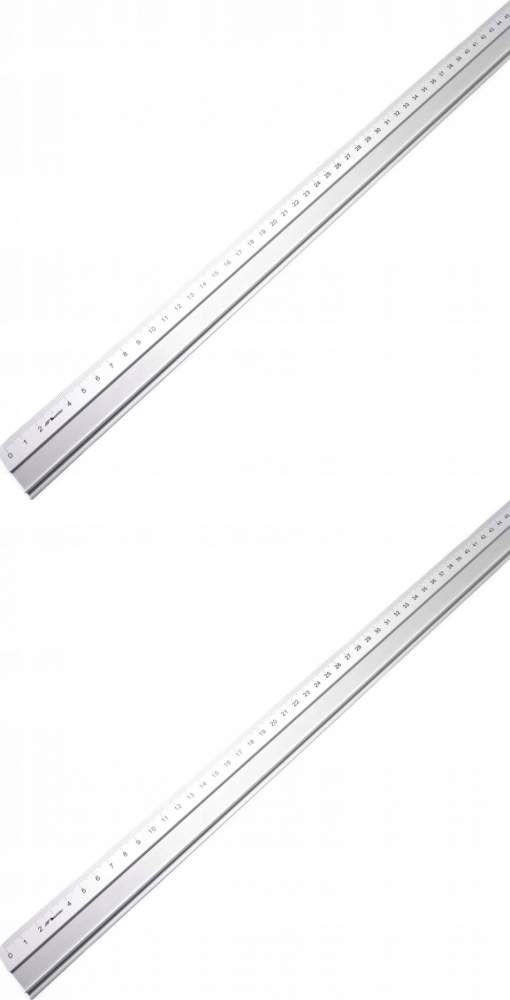 Linijka aluminiowa Leniar 50cm srebrny x2