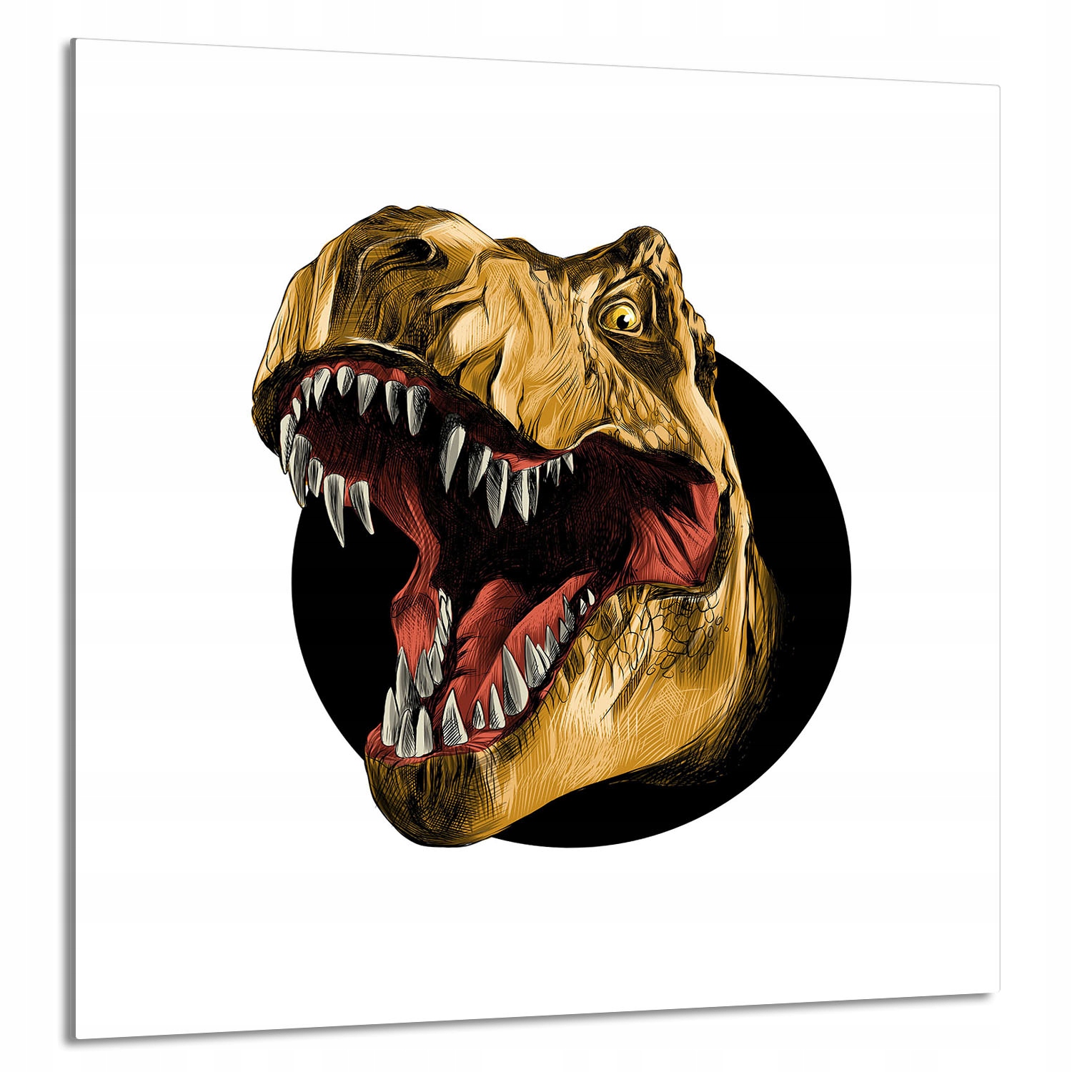 Skleněný Panel Do Kuchyně 60x65 Dinosaurus Tvrzené Sklo