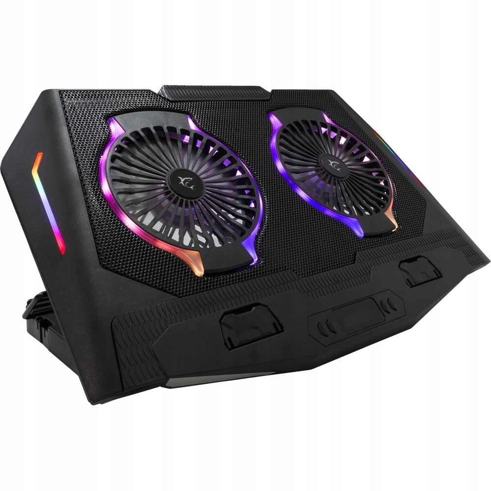 Podstawka chłodząca do laptopa 17,3” White Shark Ice Shadow Rgb 2 wiatraki
