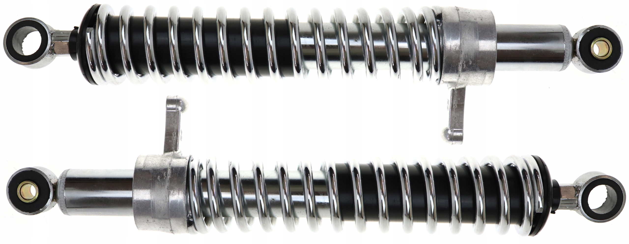 64664 - MZ ETZ амортизатор амуры сзади новый хром 380 мм