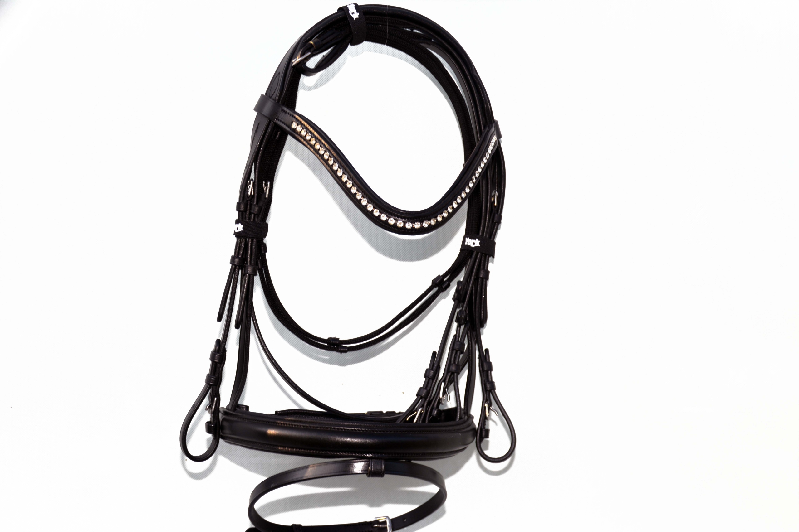 OGŁOWIE +WODZE ANATOMICZNE PROFILOWANE ROZ. FULL Model ogłowie skórzane