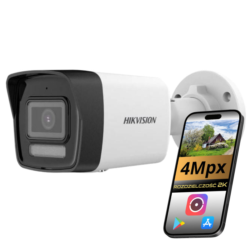 Kamera Ip DS-2CD1043G2-LIU(2.8mm) Hikvision Detekcja Ruchu Ludzi Aut Pl