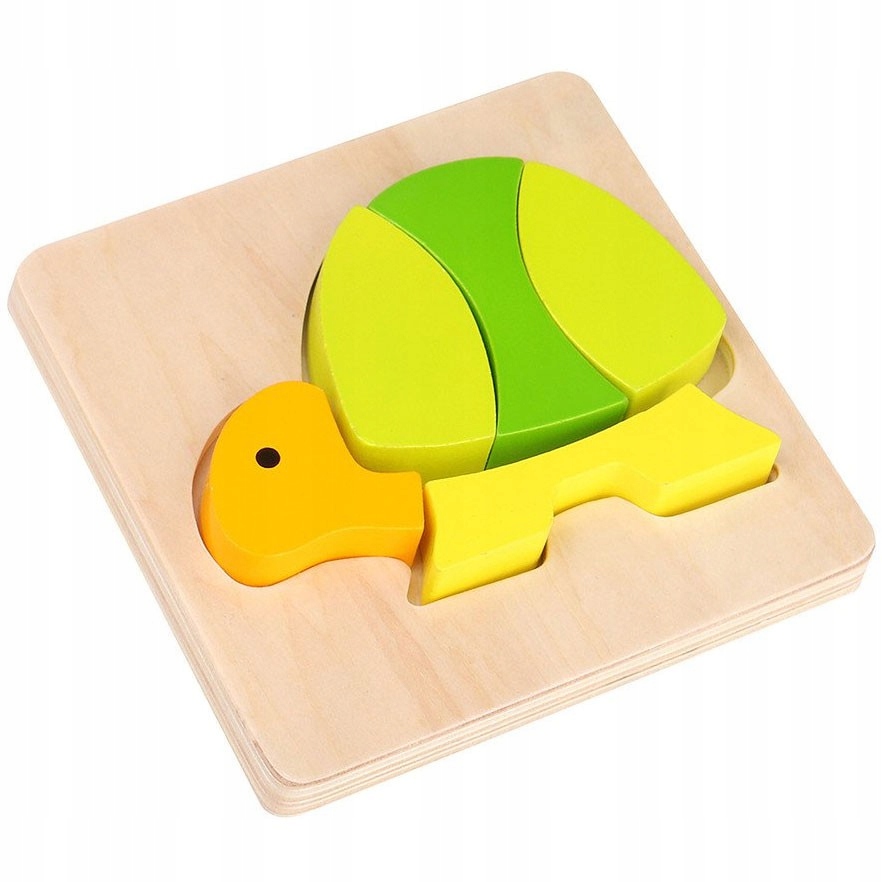 

Tooky Toy Puzzle Układanka Grube Klocki Montessori