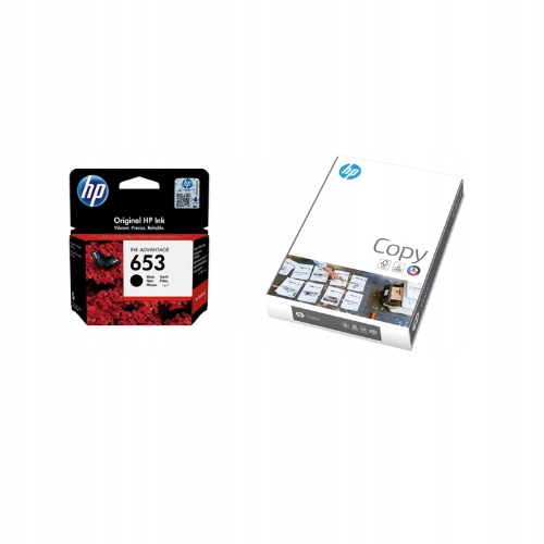 Tusz Hp 653 Czarny 3YM75AE Papier ksero Hp Copy