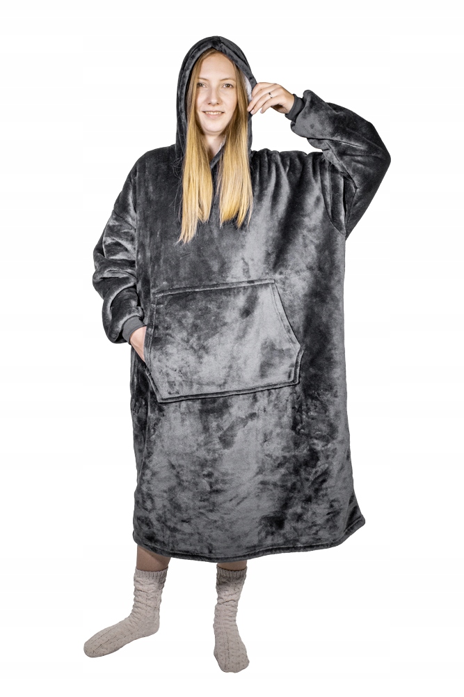 HomeLife Televizní mikina s kapucí Hoodie, S-xxl šedá