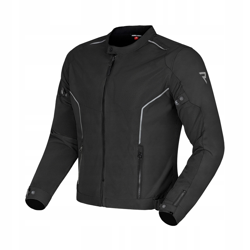 Textilná Motocyklová Bunda Rebelhorn Wave Black 9XL