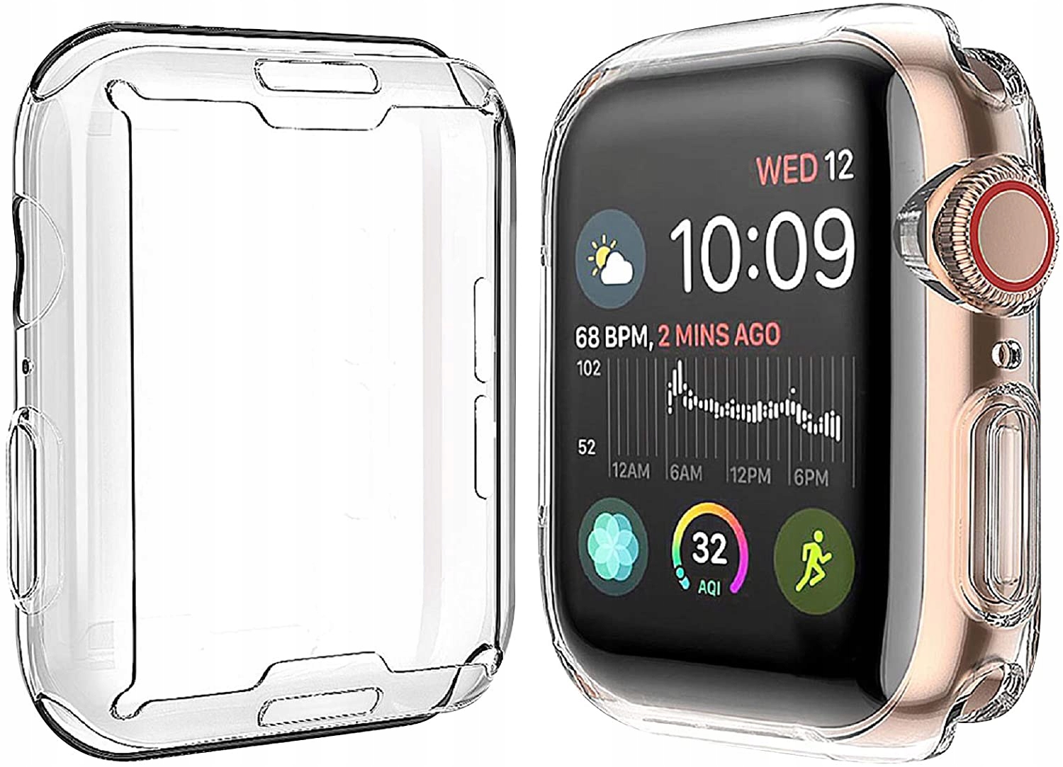 

Etui Osłona Na Ekran do Apple Watch 4/5/6/SE 44mm