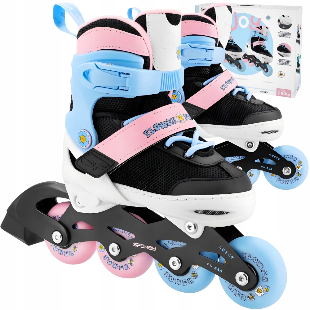 Spokey Kolečkové Brusle Brusle 2v1 s regulací pro děti 27-30