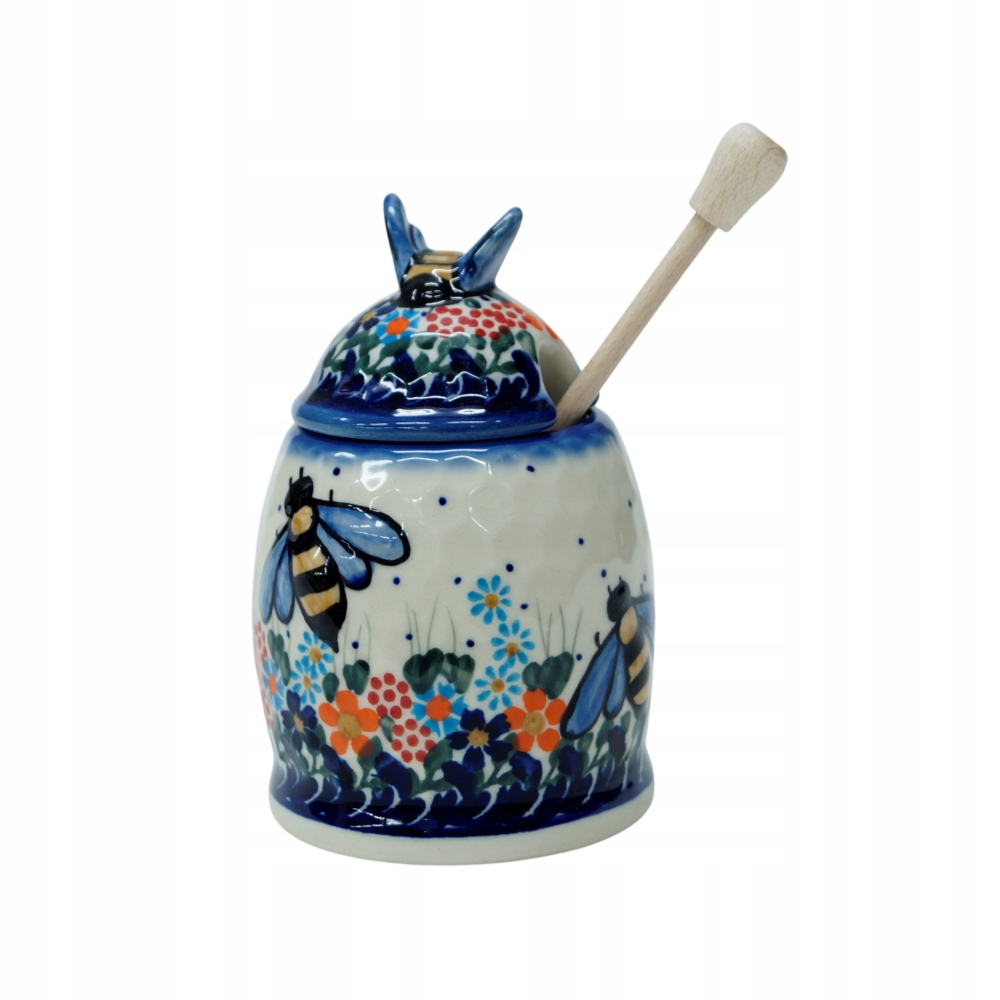 

Ceramiczny pojemnik na miód Bolesławiec