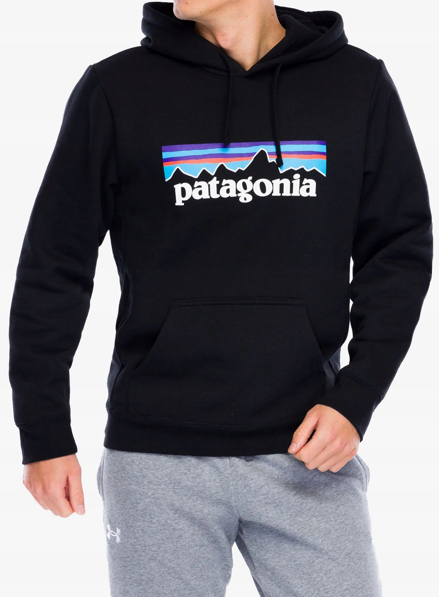 Bluza z kapturem Patagonia P-6 Logo Uprisal Hoody black M