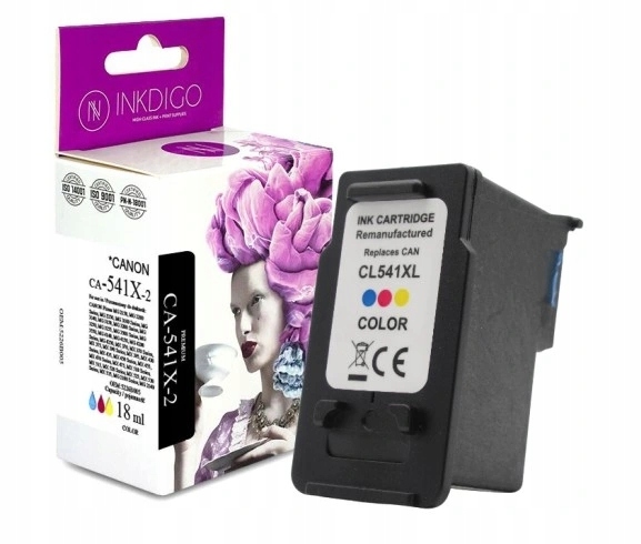 Inkdigo, inkoust pro Canon CA-541X-2, tříbarevný