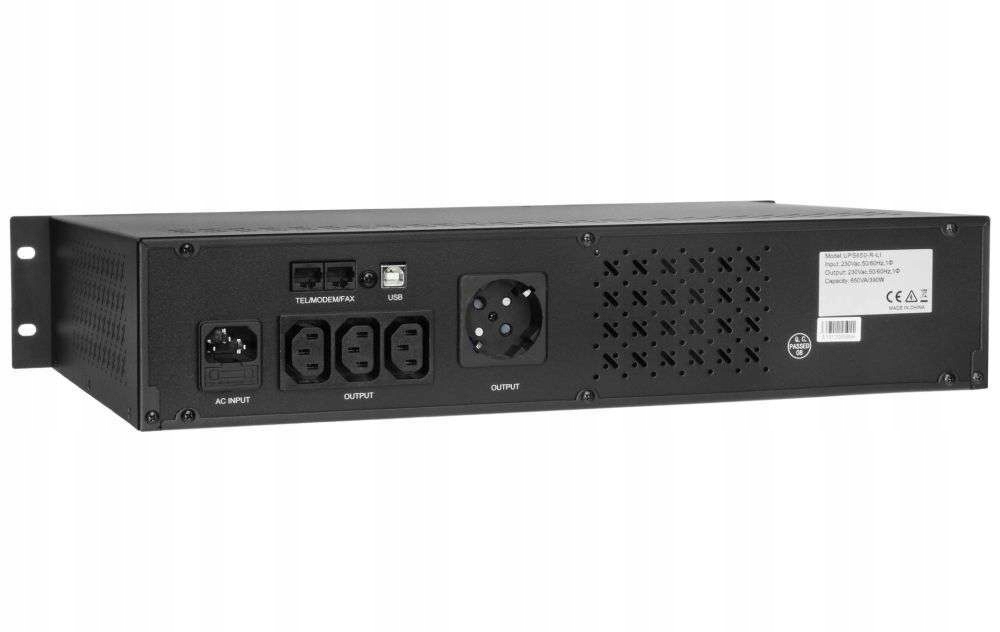 Záložní zdroj Ups East 650VA 390W UPS650-R-LI