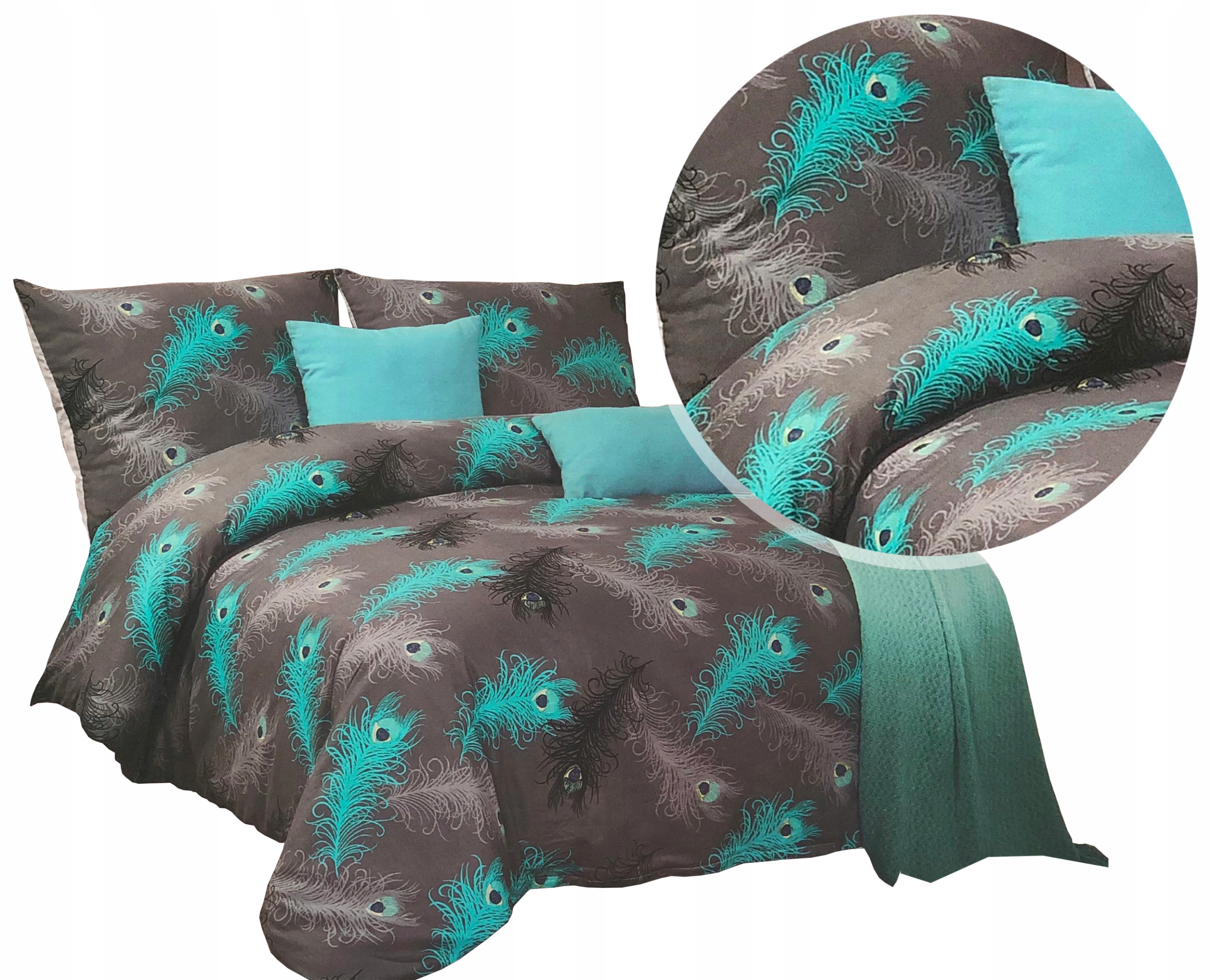 Pościel 160x200 satyna bawełniana Elway 4634 100% Bawełna Nowe