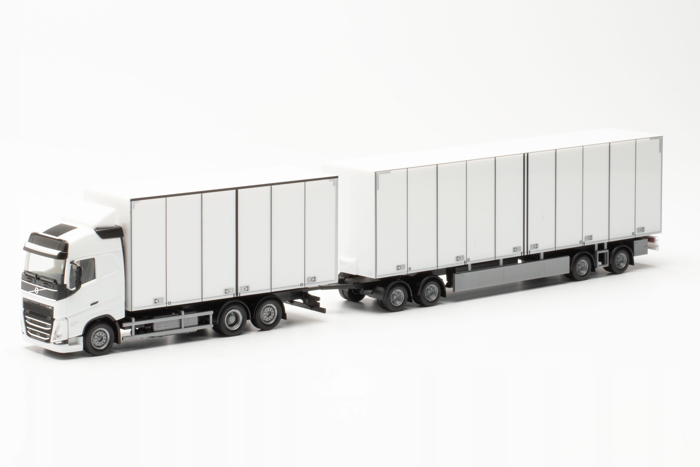 Herpa 315302 Volvo Fh Gl. 2020 Schwedencombi, white
