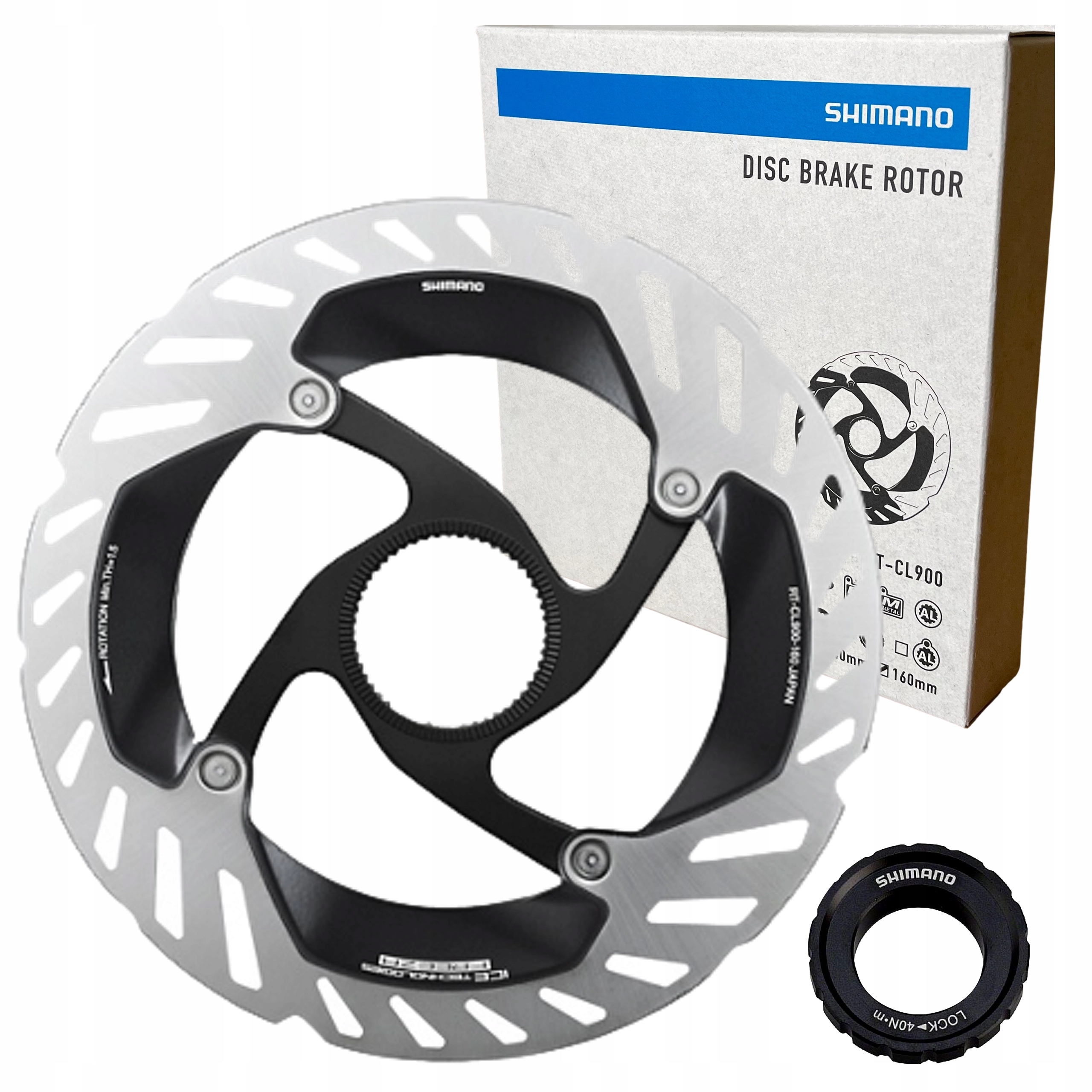 Tarcza Hamulcowa Shimano 160mm Dura-ace Cente Lock CL900 Ice Box Japan