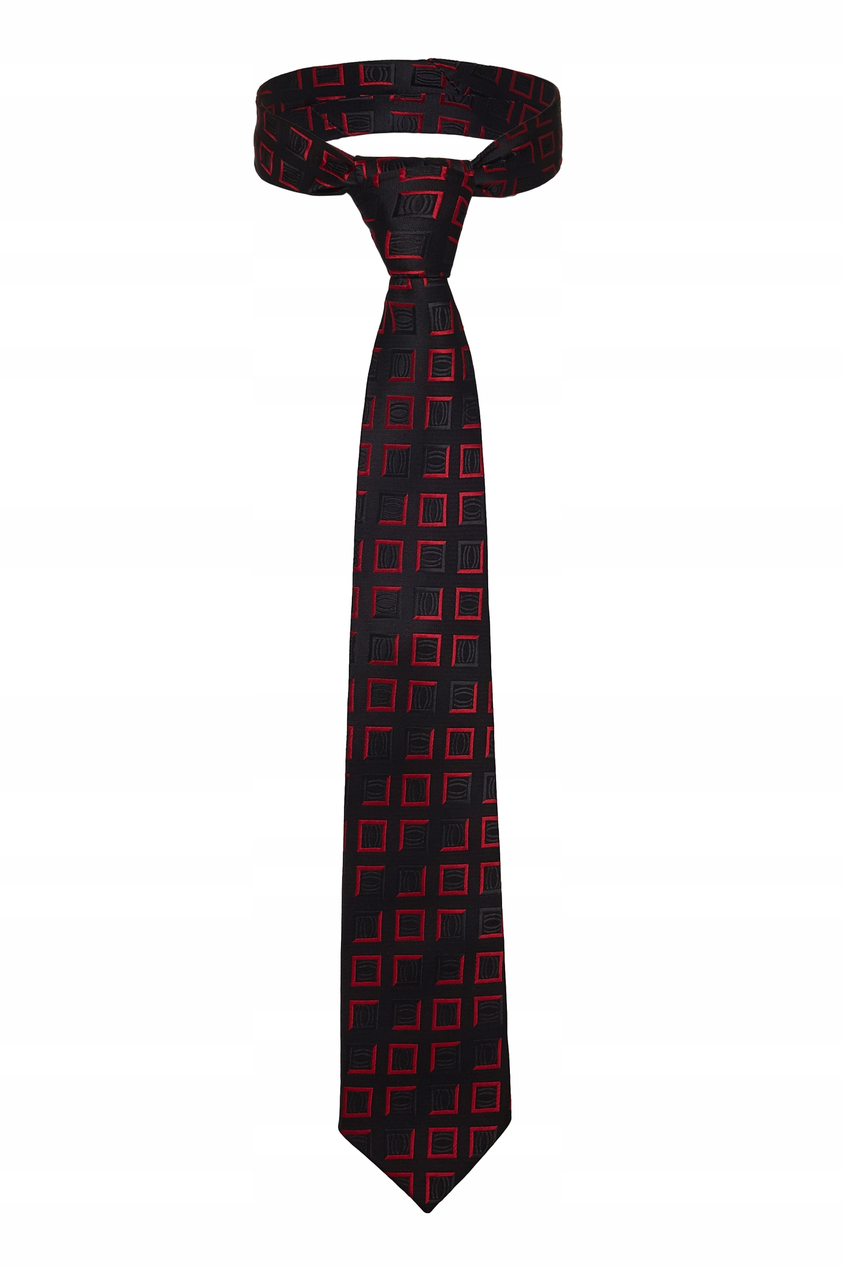 Klasyczny krawat z nadrukiem męski elegancki Marka inna